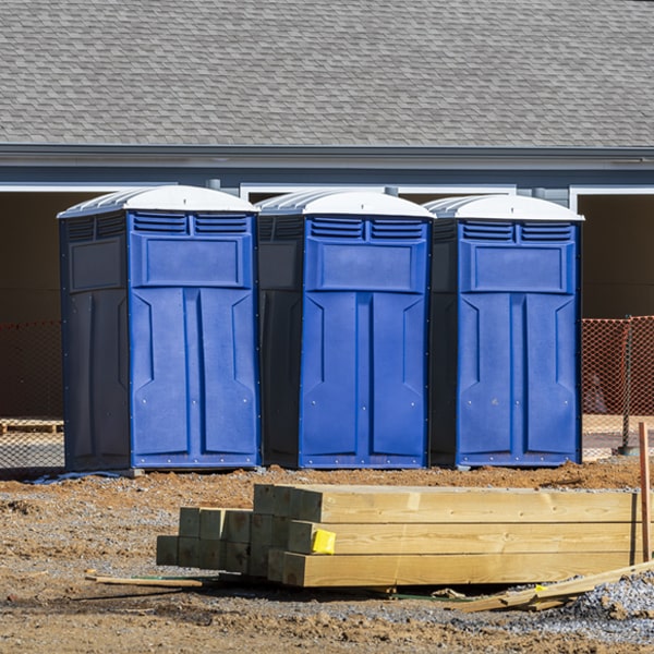 is there a specific order in which to place multiple portable restrooms in Fountain Green